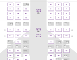 littlebigdetails:  Virgin America - During the seat selection process, unavailable seats appear as the avatars of the other travelers (you can choose from a number of smileys) /via Rocket 