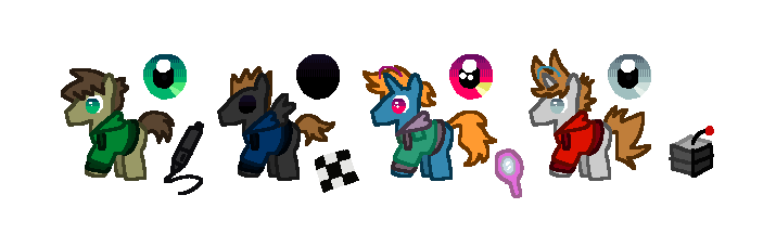 I made a jack pixelart out of carpets and doormats in Ponytown, It