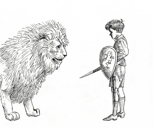 art-of-narnia: “Welcome Peter, Son of Adam” by M.A. Wright Artwork found here.