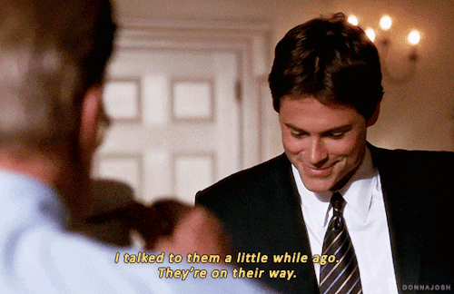 donnajosh:THE WEST WING 4.02 – “20 Hours in America: Part II”