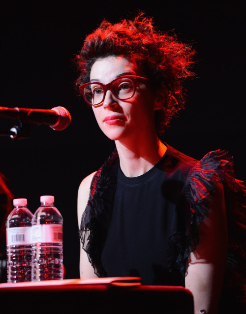 blooodchild: Annie Clark, aka St. Vincent, attends The 2015 Record Store Day Press Conference on March 10, 2015 in New York City