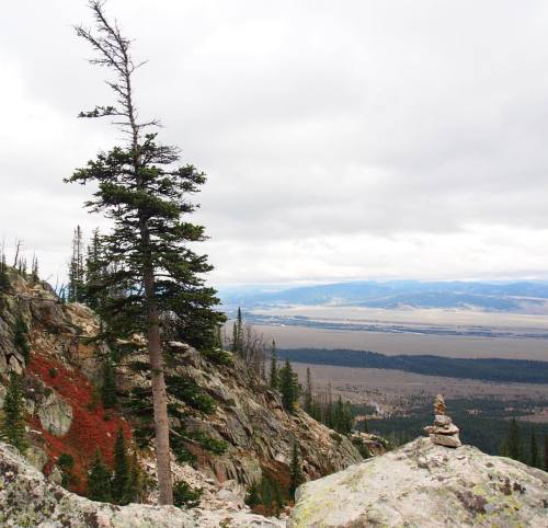 Climbing up to Delta Lake.  #grandtetonnationalpark #wyoming