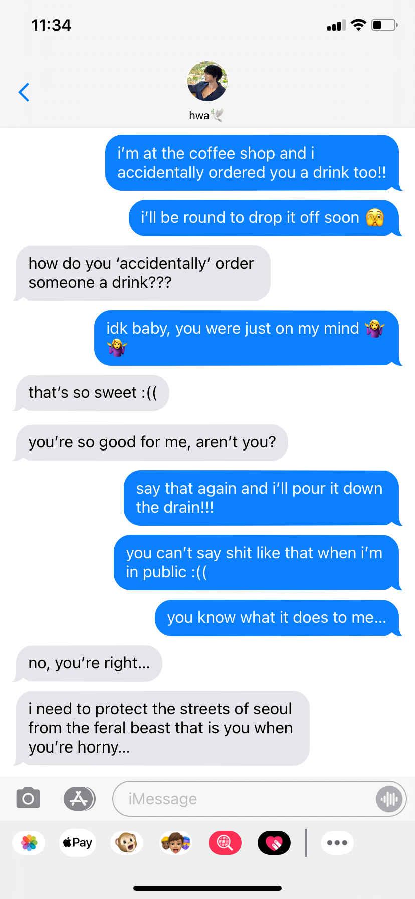 Boyfriend Texts W/ Park Seonghwa