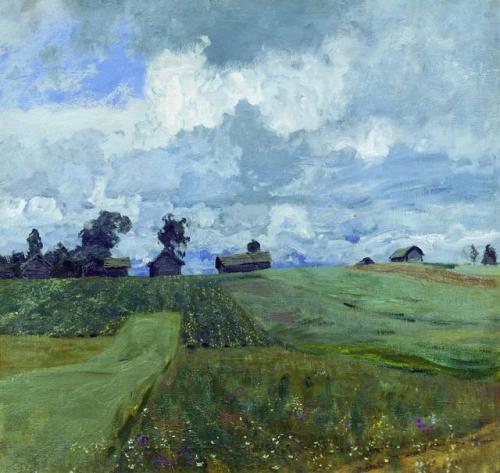 artist-levitan: Stormy day, 1897, Isaac LevitanMedium: oil,canvas