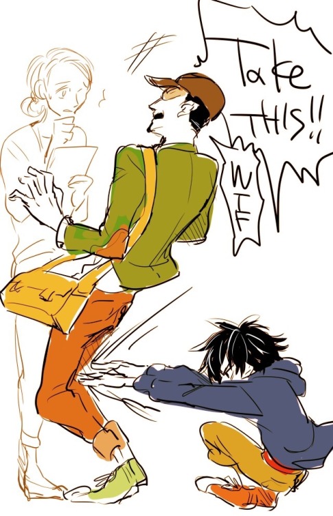mkb-empty:  I always draw pictures without thinking… Just spend Hamadas!