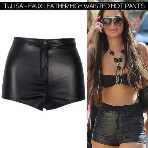 Our Tulisa Wetlook Shorts are now back in stock!! ❤️ #tulisa #shorts #celebs #celebrities #holiday #