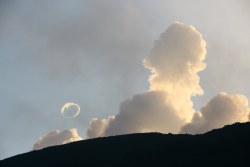 sixpenceee:  A compilation of smoke rings from volcanos