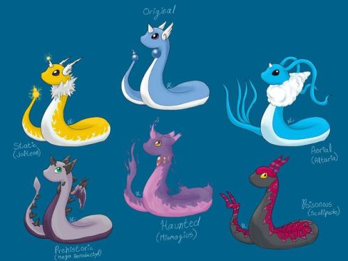 Been wanting to do Dragonair variations for a while so here we are! Enjoy!Static Variant - Legend sa