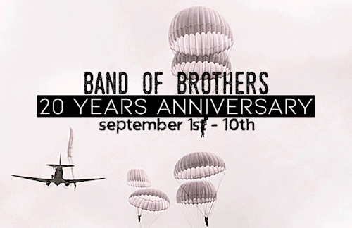 hbowardaily: Band of Brothers - 20 Years Anniversary Band of Brothers first aired 20 years ago, to c