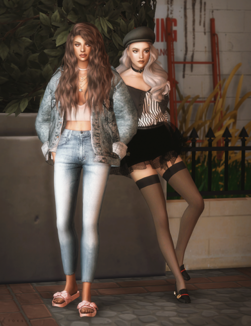 kiruluvnst: toksik: Hair 1/2 @stealthic @wingssims | Necklace 1/2 @darkosims3 and me |Top 1/2 @kirul