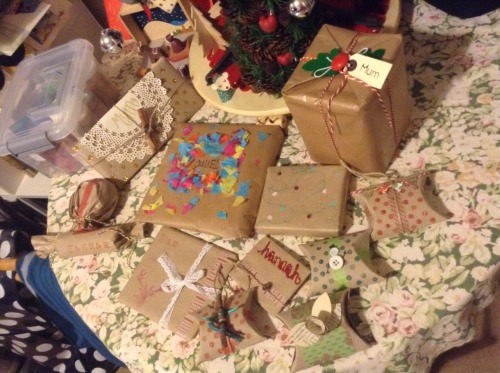 Been doing some crafty Christmas wrapping!