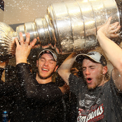 allthebros:nhlblackhawks: years ago today, Patrick Kane and Jonathan Toews took the ice in their fir