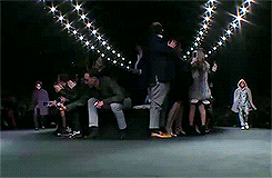theworldofcinema:Derek & Hansel walk the Valentino runway