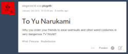 ask-persona:  Dear @plugeth,…Would you