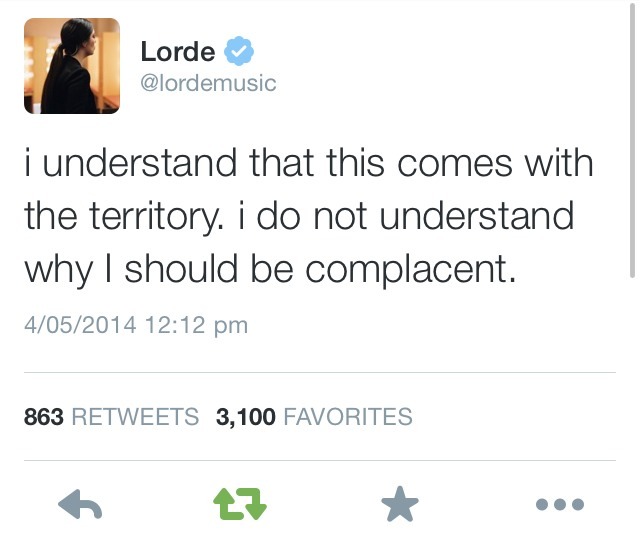 miss-love:  Wow I just gained SO much respect for Lorde