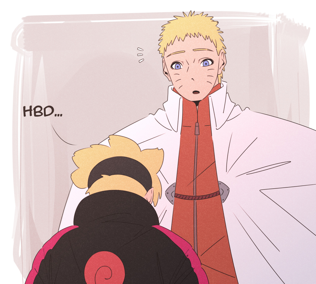 𝓣𝓪𝔂𝓾 — i don't often draw a grown-up boruto. it was