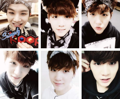 taenggyu:  Suga + selcas // requested by wu-fan 