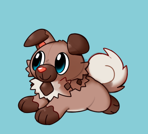 (Ko-fi doodle) A rockruff!You can get a drawing too, for just $12! Check out my ko-fi page!