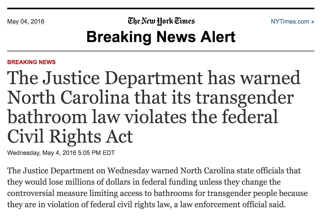 everyoneisgay:  YES, THIS.    The Obama Administration also just warned states that