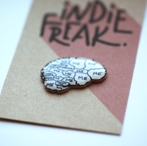Ballad Of Me and My Brain Lapel Pin