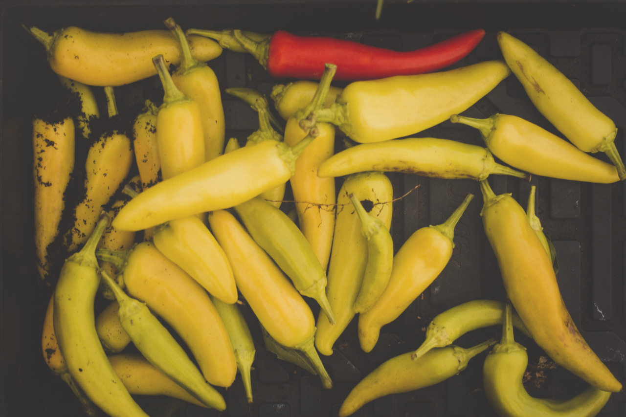 Banana peppers.