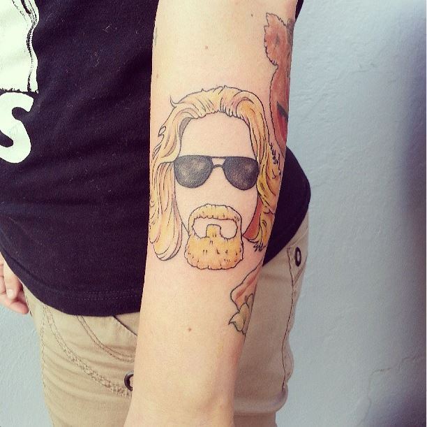 The Dude by Cassie Stover.
Hudson Tattoo
OKC
“Take ‘er easy, Dude.”