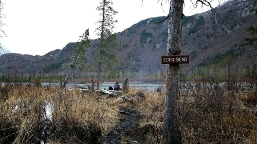 zsandcoffee:  Hiked out to Echo Bend at Crow Pass yesterday. Chilly, but beautiful.