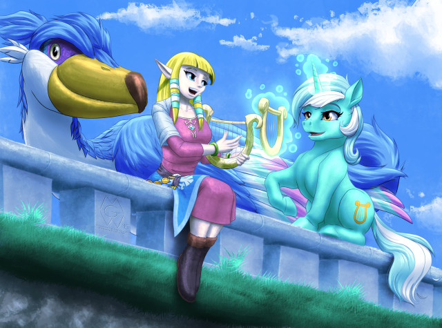 MLP Art on Tumblr: The Lyre Players