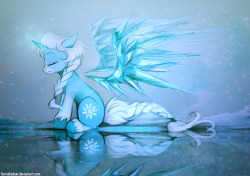 Commission for SnowSpelll More reflections in the ice! Always fun.