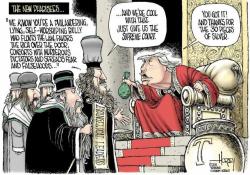 cartoonpolitics:  (cartoon by David Horsey)  