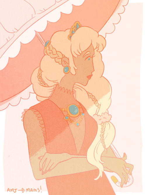 happy fresh friday @mamzerfaust!!! I drew u a glam summery peach to help get thru the winter :&g