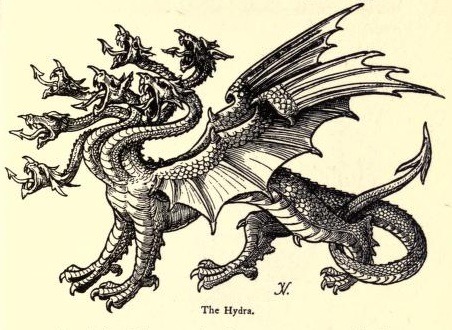 the-two-germanys: The HydraFictitious &amp; Symbolic Creatures in Art with Special