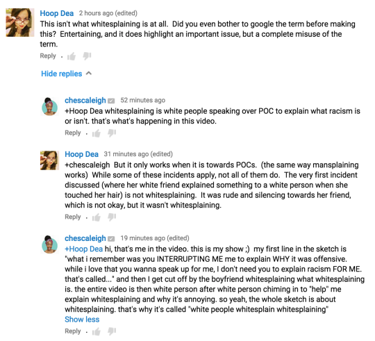 thejungleofmufasa:  chescaleigh:  chescaleigh:   White People Whitesplain Whitesplaining | MTV Decoded Ever try to politely tell someone that you don’t need to them to explain YOUR experience for them? Ever wonder why someone needs interrupt you to