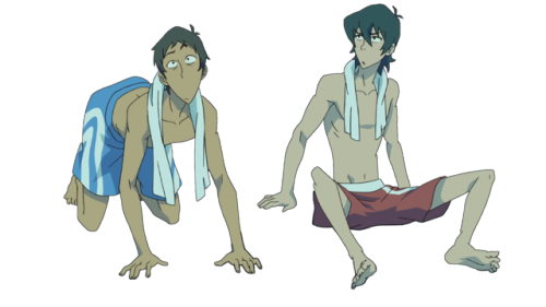 Lance and Keith At the Pool - S2x053 Versions: Lance, Keith, and Lance and KeithLike or Reblog if yo