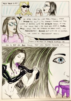 Kate Five vs Symbiote comic Page 157  Kate