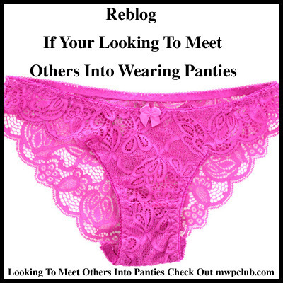 mommybettyfeminization6:Reblog if you’re a man and you love wearing panties 