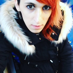 Travelling to get a new nose xD Surgery tomorrow :3 yay me :o #emo #emotrans #emogirl #rawr #cute #tgirl #sexy #transgirl #transgender #transsexual