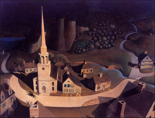 The Midnight Ride of Paul Revere by Grant Wood (1931)