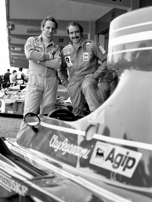 luimartins:  Clay Regazzoni Niki Lauda Ferrari adult photos