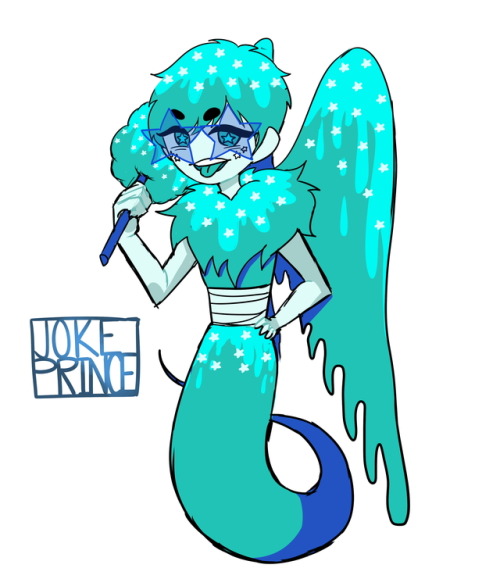 pur-ple-sleep: My Concept for Trickster Davesprite Blueberry Syrup Cotton Candy with Star 