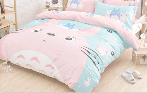 ♡ Pastel Totoro Bed Linen - Buy Here ♡Discount Code: honey (10% off your purchase!!)Please like and 