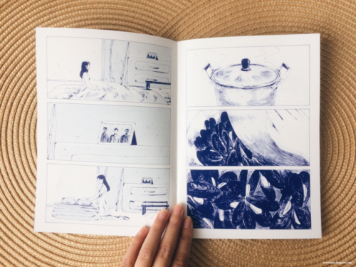 Preview Pages!Semester project: “Mussel Dish” (28 pages)A wartime story about eating mus