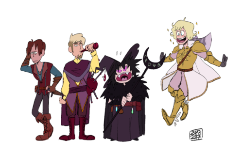 Been catching up on Dice, Camera, Action so I decided to doodle the Wafflecrew