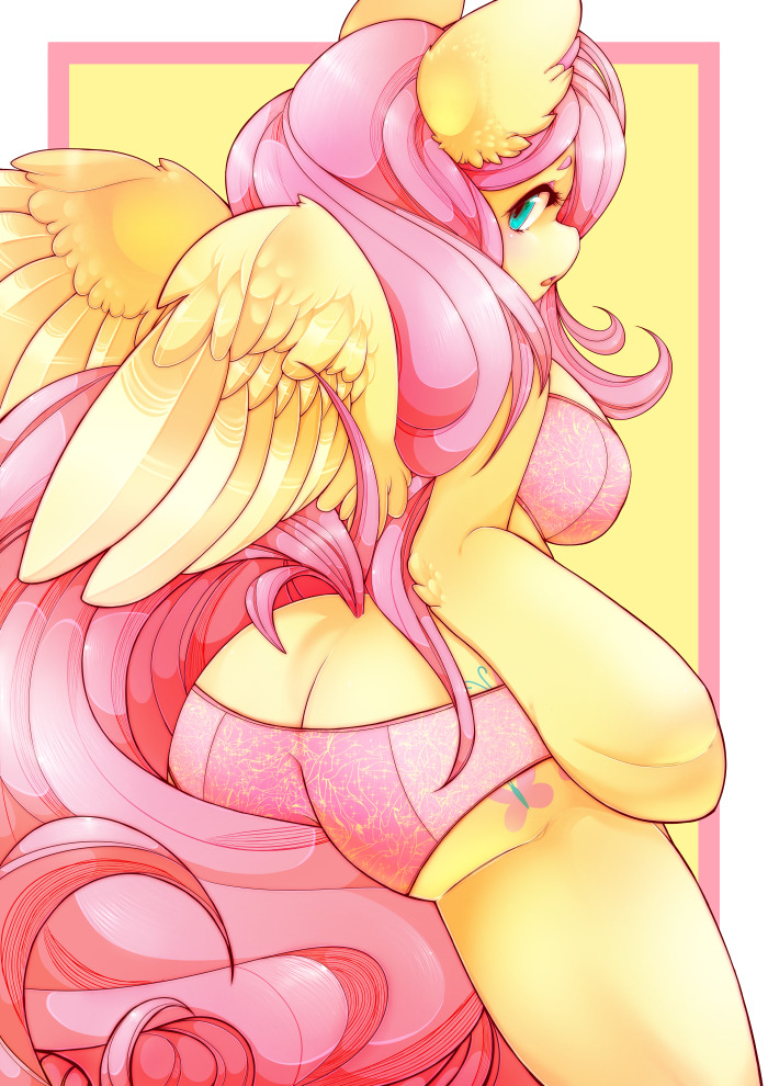 madamsquiggles:  not so shy fluttershy. flutters pls what are you doing. Prints available