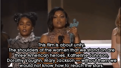 black-to-the-bones:  Taraji P.Henson gave a heartwarming speech   after SAG Award