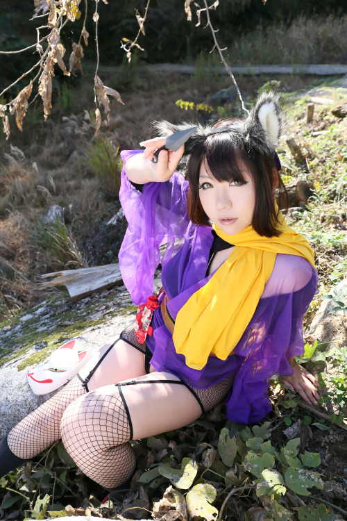 Cute Cosplay Girl Higurashi Rin (Kitsune-Chan) 1-21