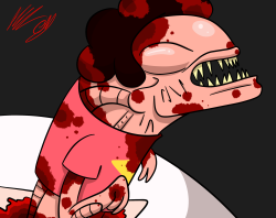 If you guessed Steven as a Xenomorph, you