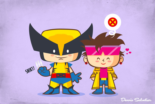 herochan:  Super BFF Series Created by Dennis Salvatier