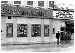 Vintage Candid Photo From 1969 Features A Rainy Afternoon At The ‘Gayety Theatre