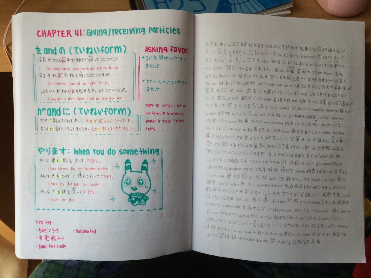 kaiami:  I’d gotten a lot of asks asking for more notebook pages after posting
